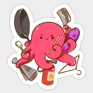 Murder Octopus Sticker